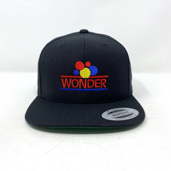 Wonder Black Snapback Hat Cap - Picture 1 of 6